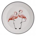 Flamingós tányér nagy