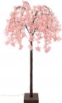 Rózsaszin fa világítással